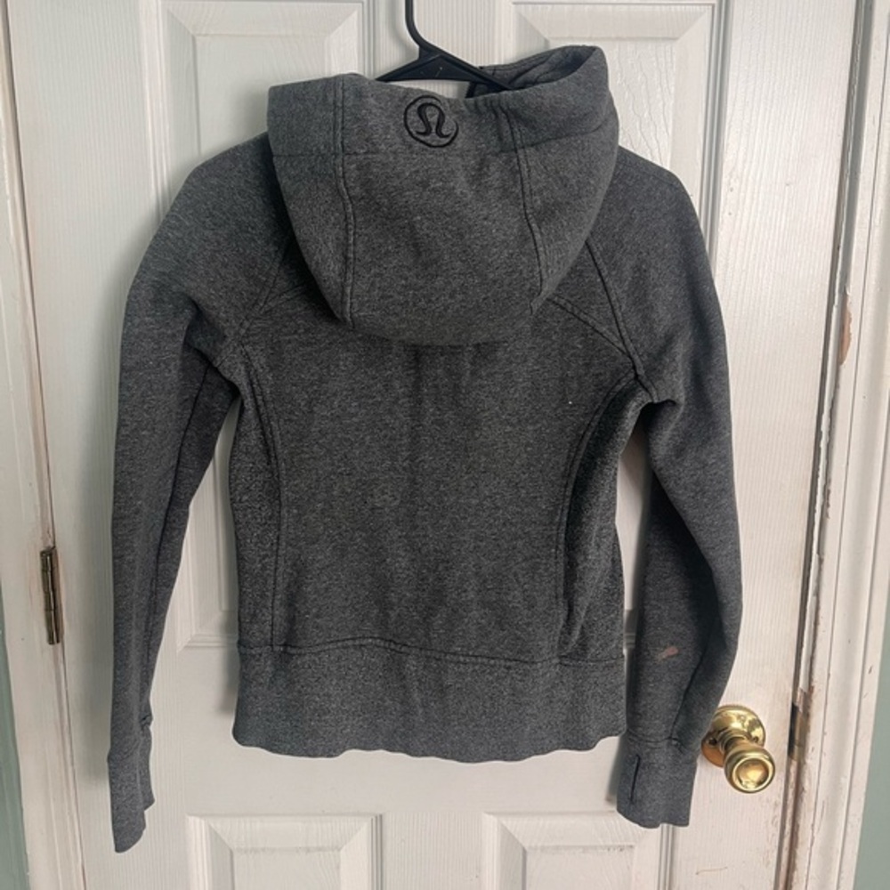 lululemon athletica Dark Gray Zip-Up Hoodie